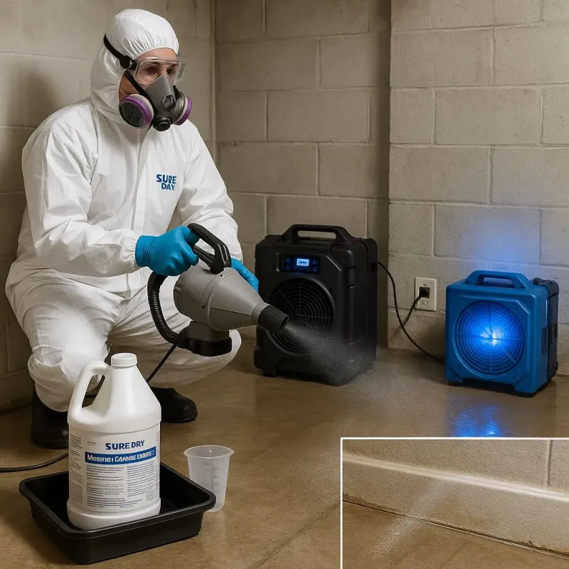 Sanitization and Odor Removal process in Mead, WA