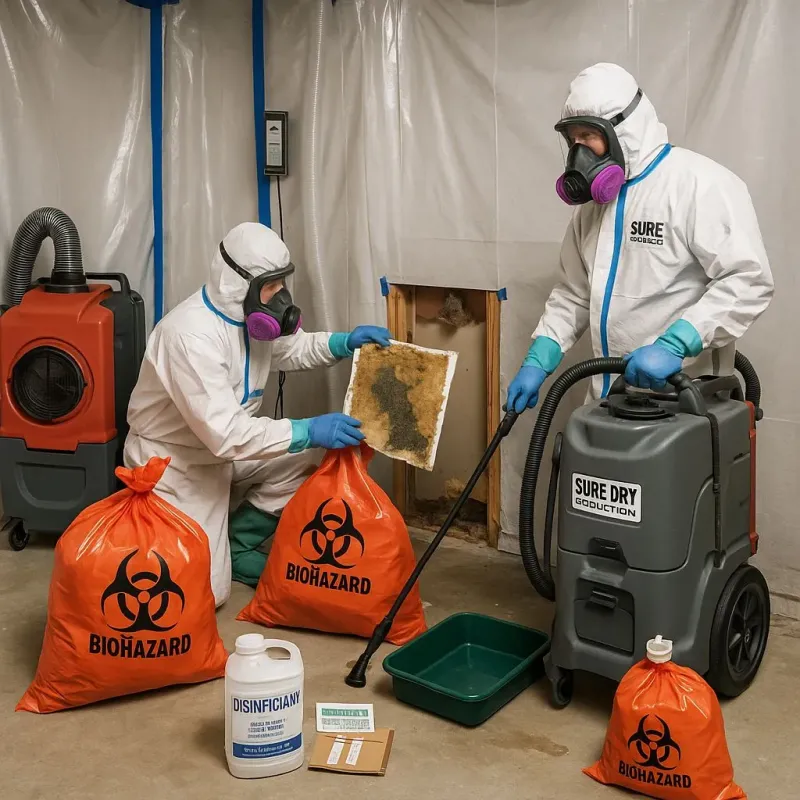 Contaminated Water Handling Protocols process in Mead, WA